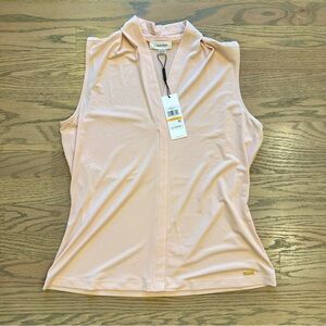 NWT Calvin Klein Women's Blouse - Soft Pink